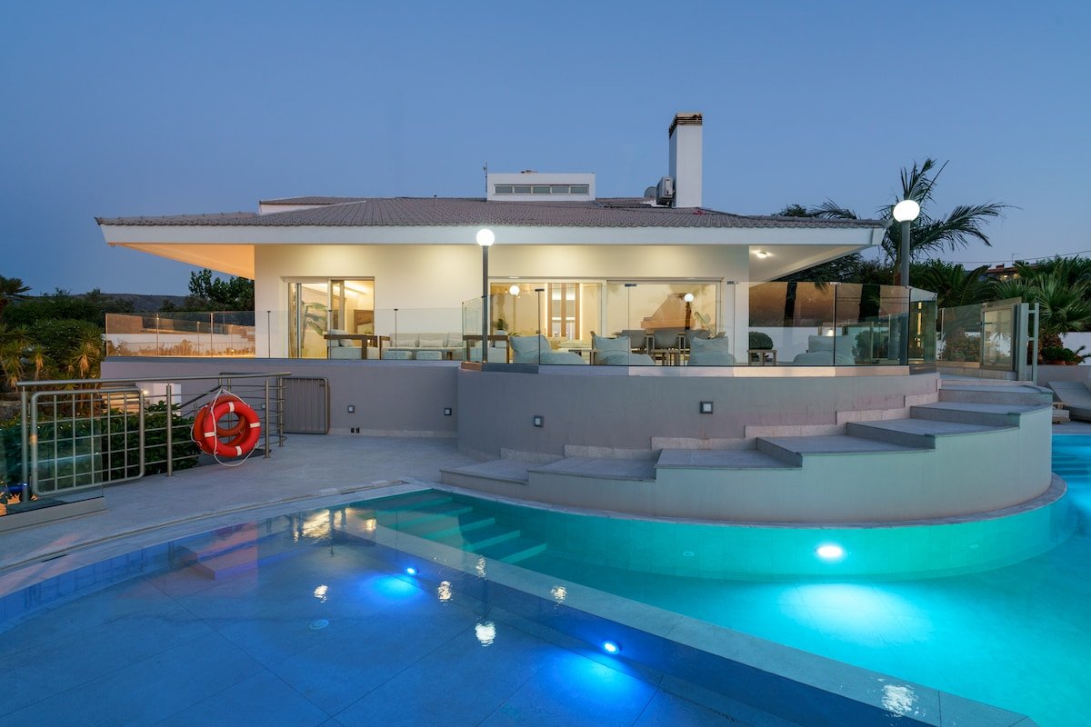 Giakoumakis Luxury-Private Villa! Heated eco-pool gallery image 3