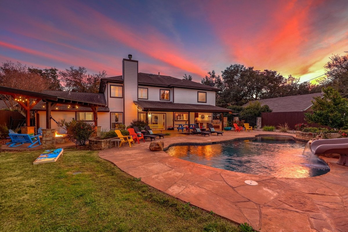 Group Retreat w Private Backyard Oasis Pool/Slide gallery image 5