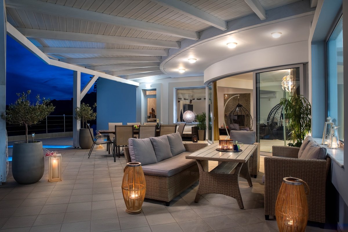 Villa Zafira – Lux. Seaview Manor – Kallithea Hill gallery image 2