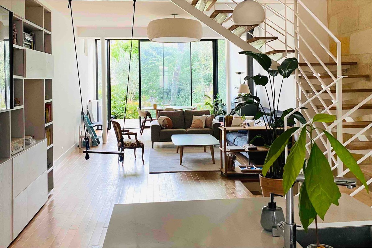 Maison spacieuse avec jardin