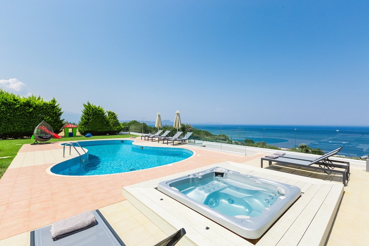 Kosta Mare Villa, Serene SeaViews, Pool & Hot Tub gallery image 2