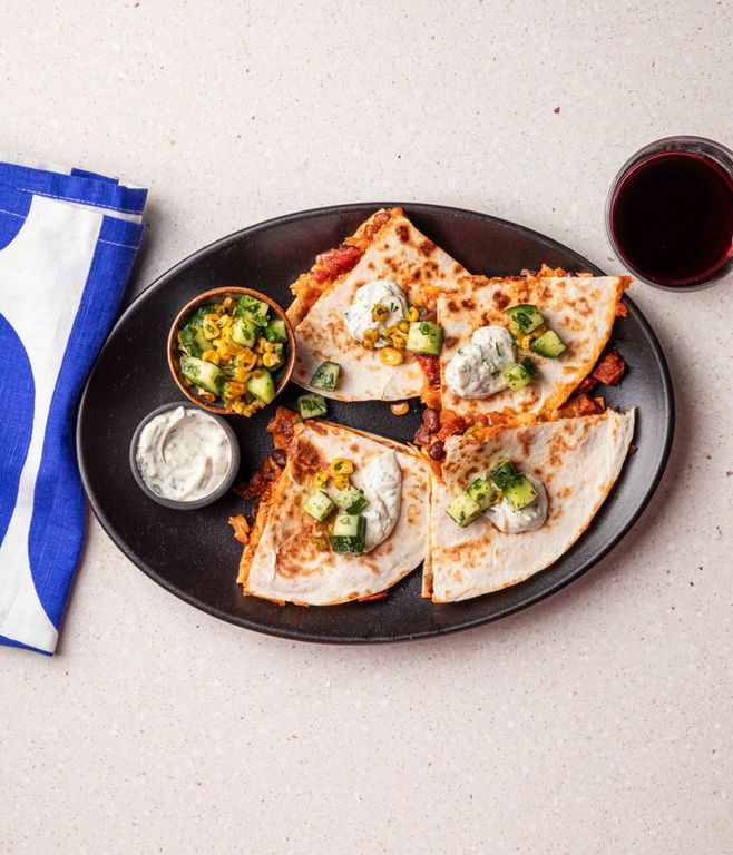 Photo of Charred Chorizo Quesadillas