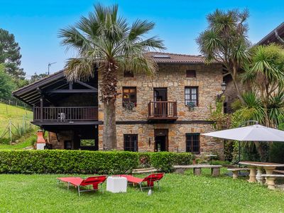 Caserío Urikosolo ~ Casa rústica jardín y barbacoa