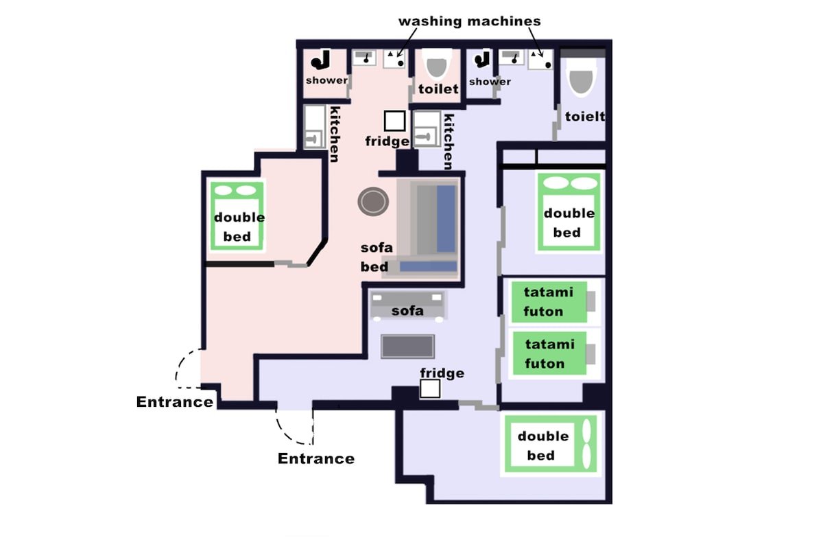 JR 2 min / Twin houses / Suitable Max 10 ppl gallery image 3