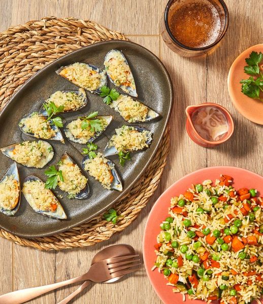 Photo of Panko-crusted Mussel Boats