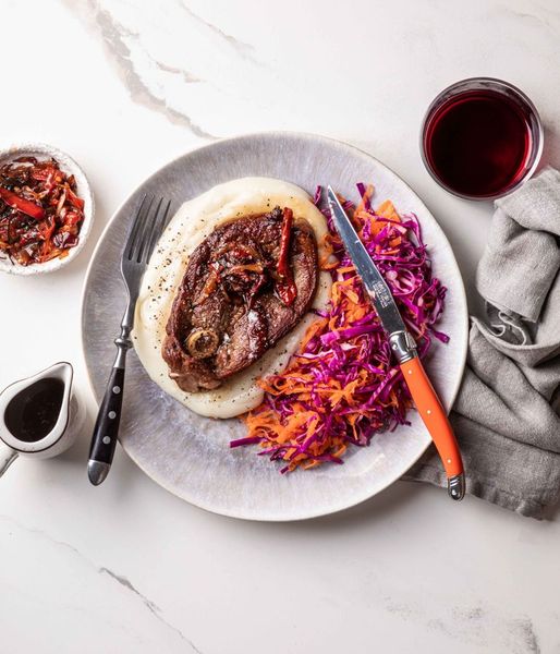 Photo of Lamb Chops & Chipotle Onions