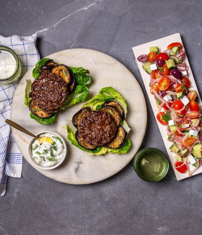 Photo of Greek Beef Bunless Burger