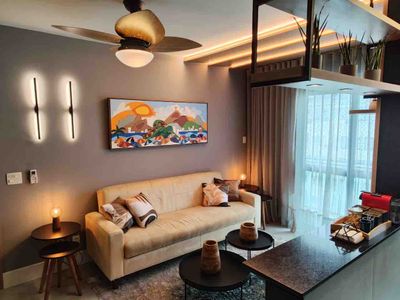 Ipanema Estilo, 2 suítes, praia, piscina, garagem