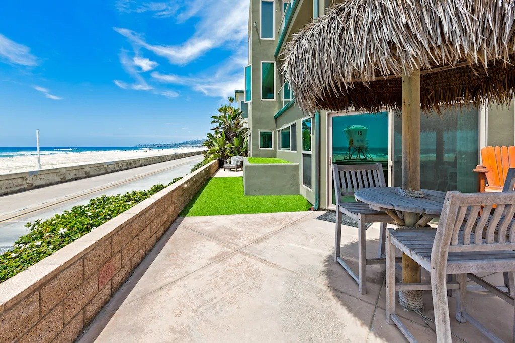 Ocean Front 3BR with Best Private Patio!