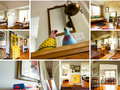 Historic duplex: King beds, walk downtown +parking