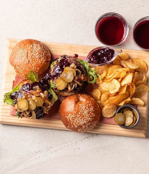 Photo of Blueberry Wagyu Beef Burger