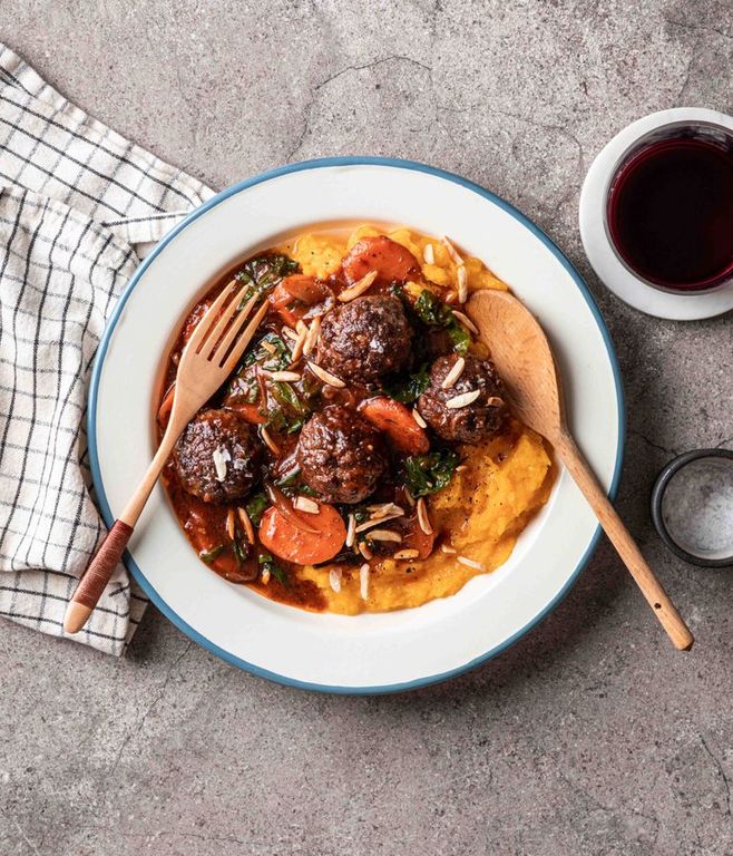 Photo of Beef Meatballs & Butternut Mash