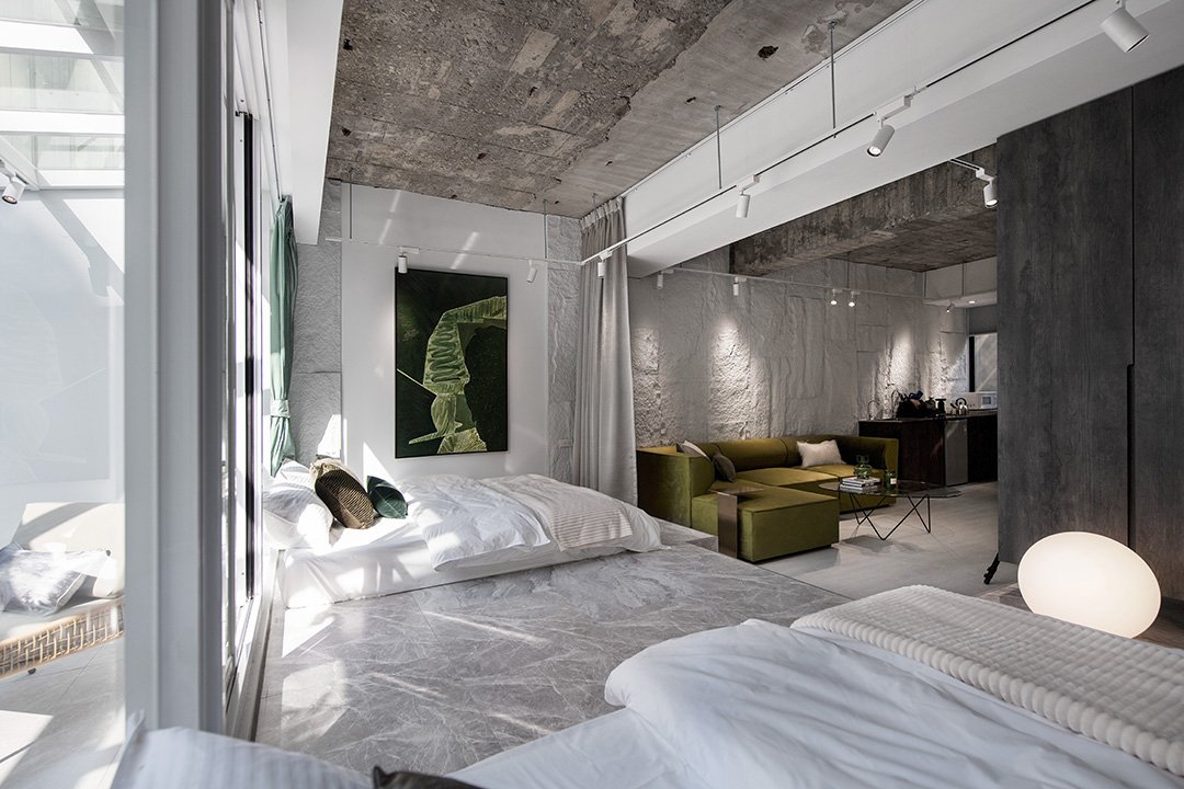 D apt . DUMO. /雙層獨享/台北車站/頂級衛浴3/泡澡浴缸/景觀陽台/4F+5F