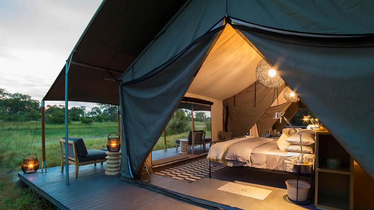 Gomoti Plains Camp Luxury Tent