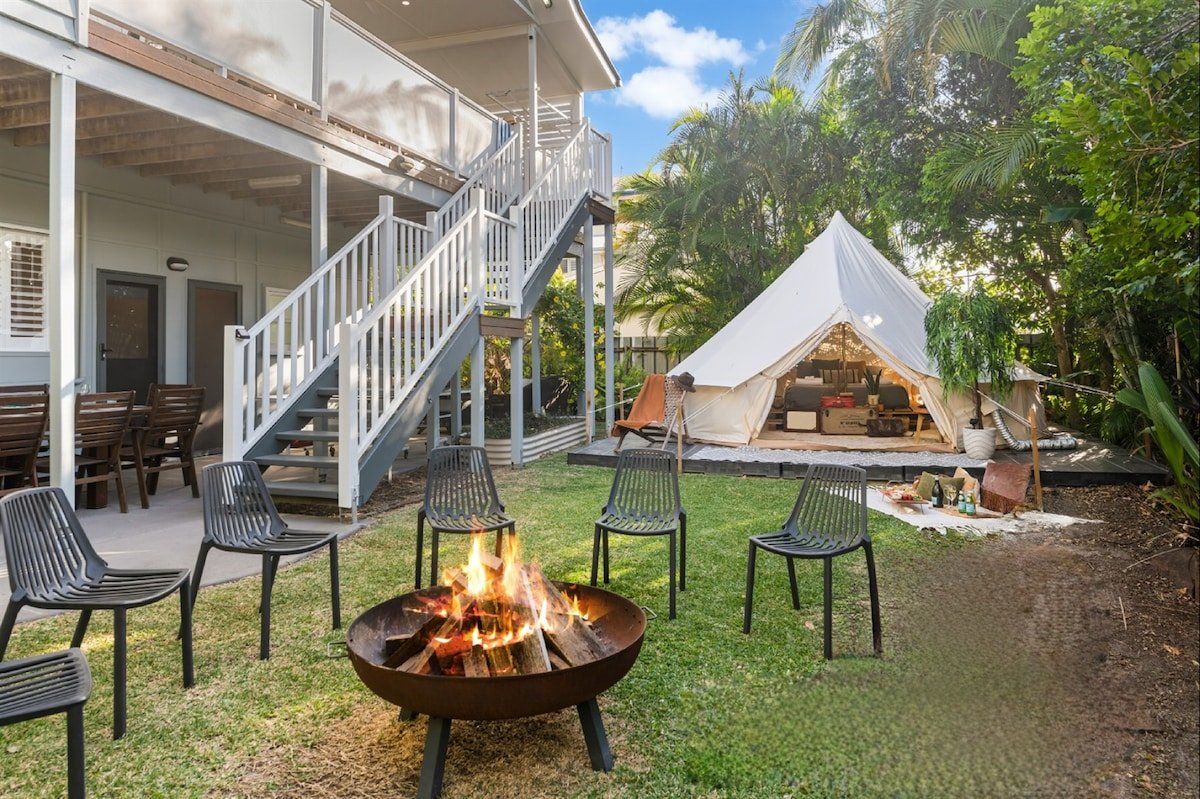 Stunning Beach House, Glamping Tent, Outdoor Movie gallery image 2
