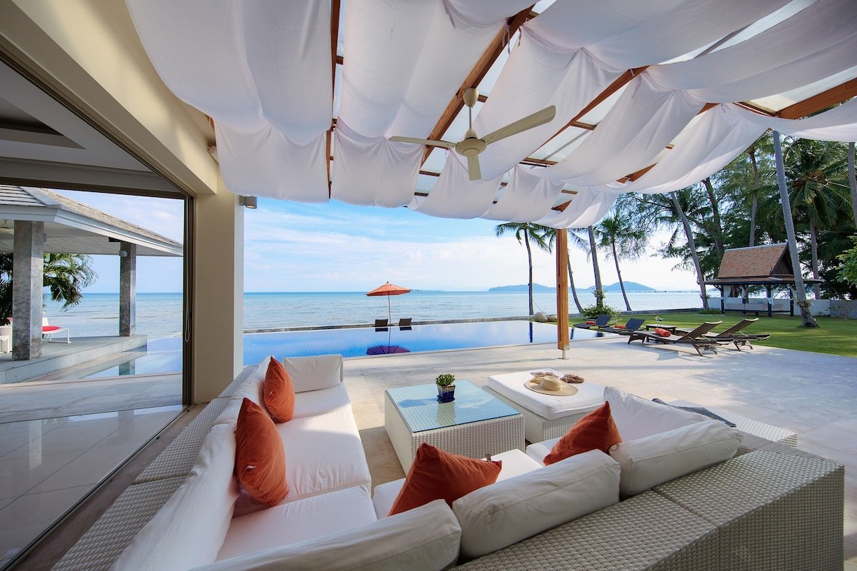 La Lagune: Beachfront, Pool, Tennis Court, BBQ