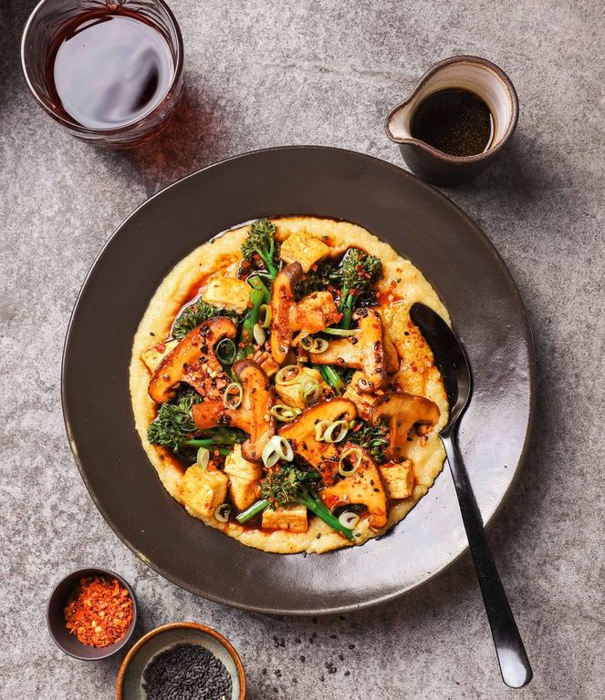 Photo of Miso Polenta & Tofu