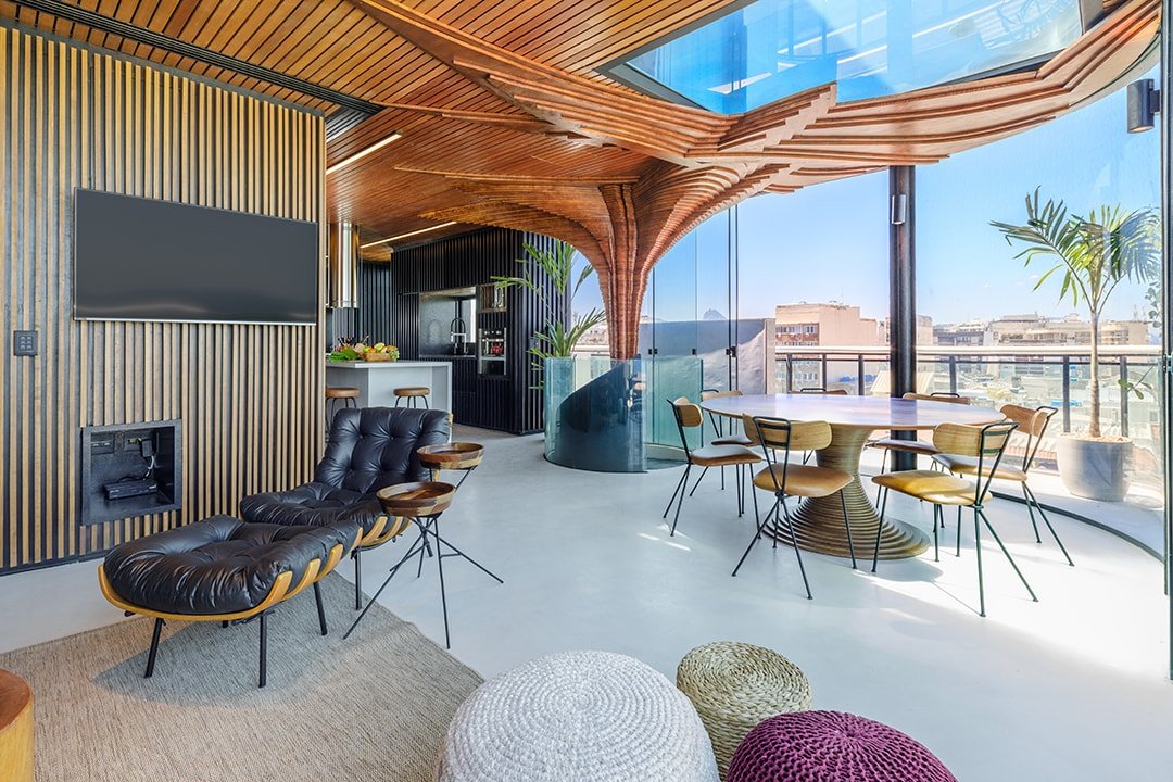 Incrível cobertura com vista para o Arpoador. gallery image 5