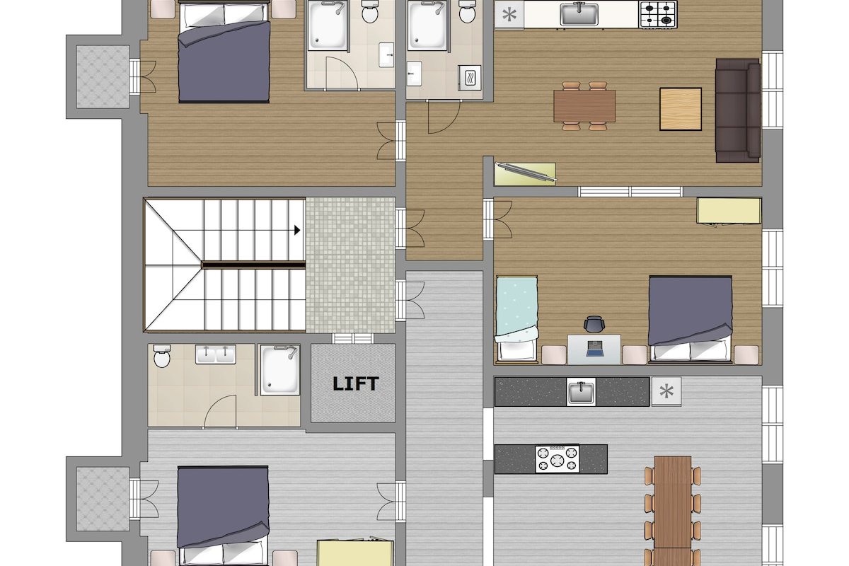 Glamour Excellent C 5-Bedrooms (Prague Old Town) gallery image 3