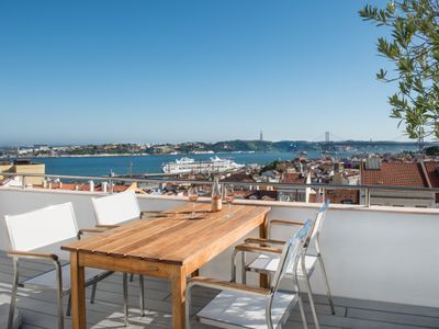 River view penthouse in Lisbon