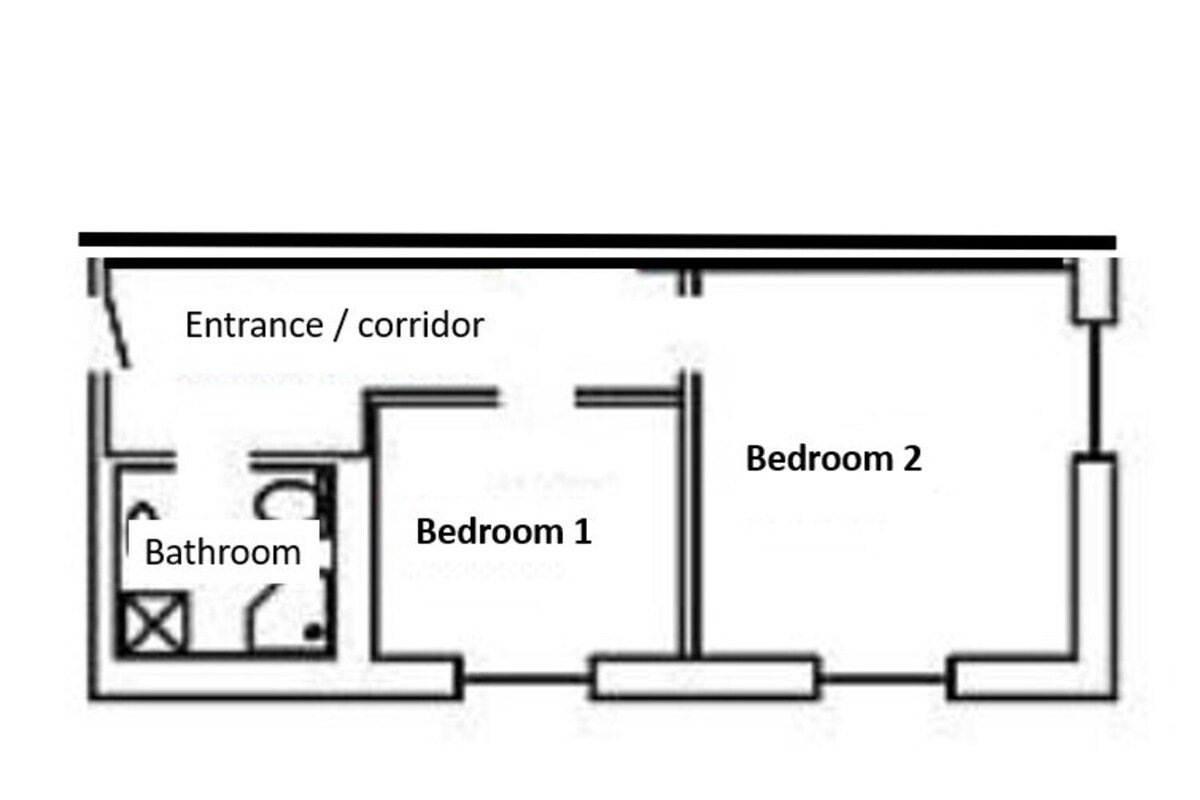 _2 bedrooms w mini kitchen by Oslo Central Station gallery image 5