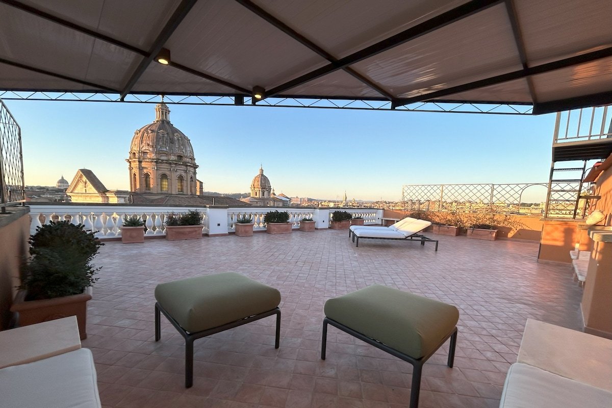 Arenula16 – Penthouse with 360° view terrace gallery image 2