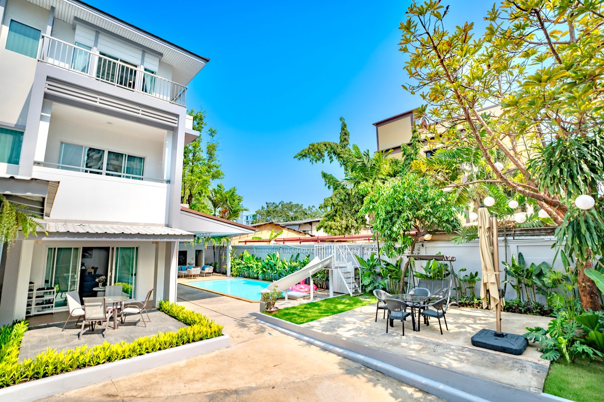 曼谷市中心曼谷T21购物商场Bts Asok独栋私人泳池别墅5卧6卫phrom phong