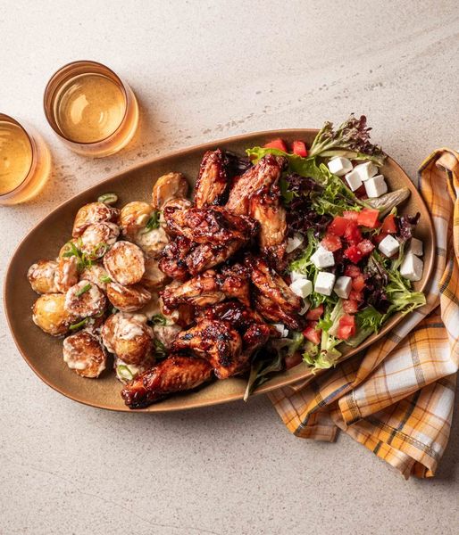 Photo of Roasted Chicken Wings & Potato Salad