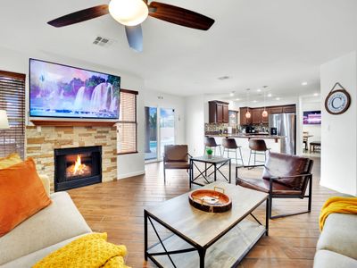 Luxe Oasis: Pool & Hot Tub Backyard, Games & Views