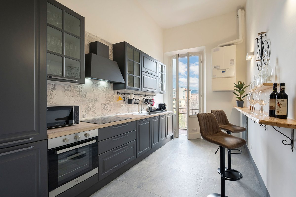 Elegante appartamento, 3 matrimoniali con terrazza