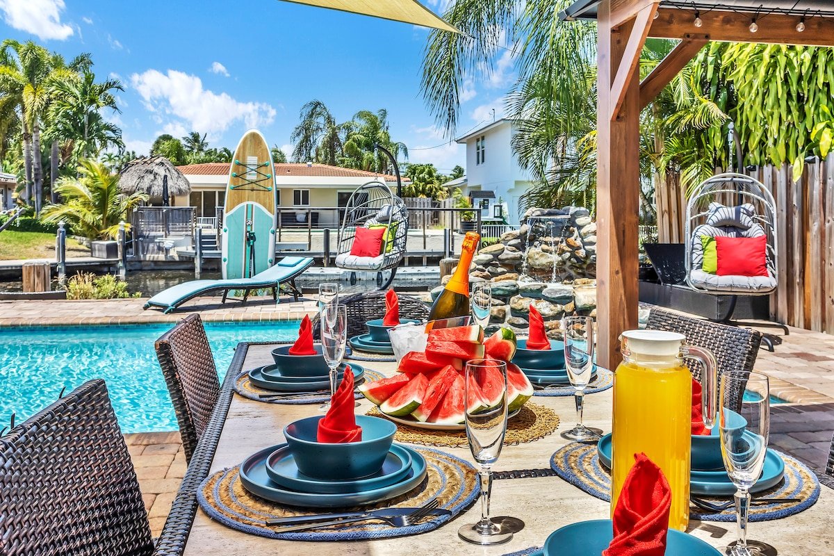 Waterfront: Heated Pool, Spa, wet bar & Boat Rides gallery image 3