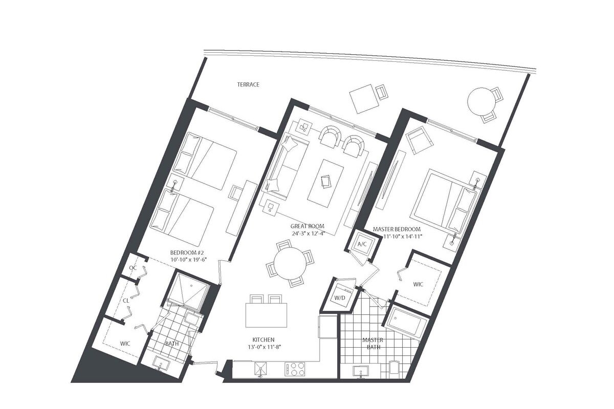 LYFE Beach • High Floor • Ocean View 2BR/2BA gallery image 3