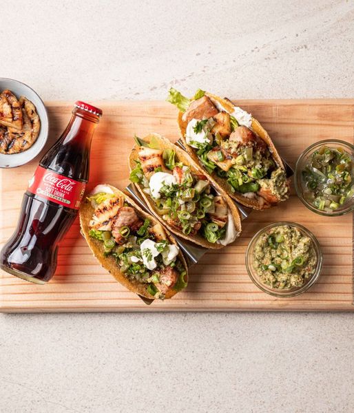Photo of Coca-Cola’s Spicy Pork Tacos