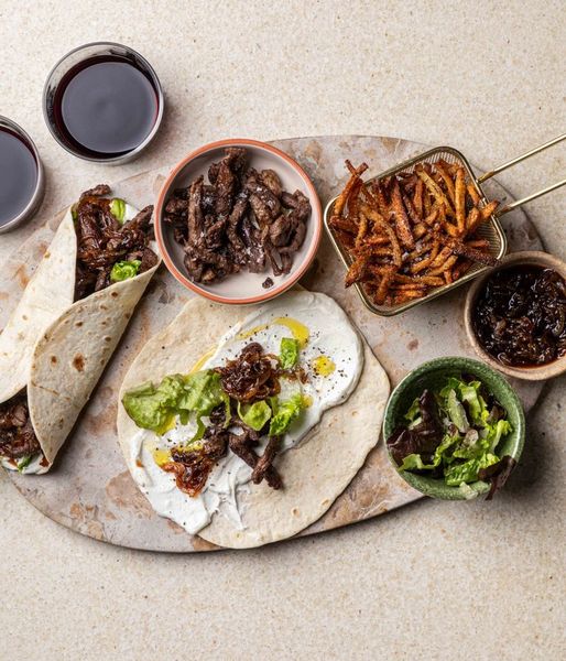 Photo of Beef & Whipped Goat’s Cheese Wrap