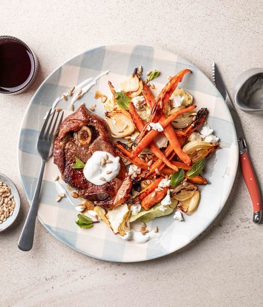 Photo of Lamb Chop & Roast Veg