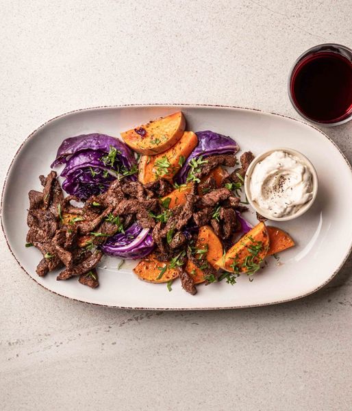 Photo of Beef Strips & Horseradish Sauce