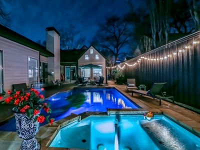 Casa Azul + Casita🦩Pool, Spa, Shops + We 💙 Dogs!