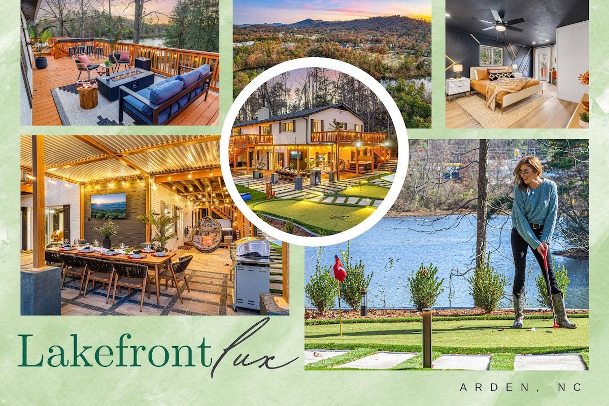 Luxe 5BR | Hot Tub, Sauna, Games & Lake Views! gallery image 2