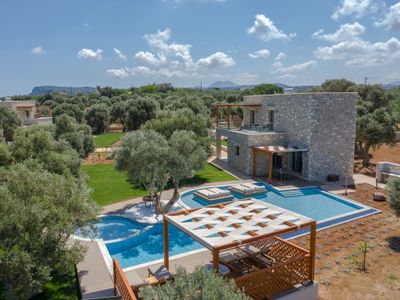 Diktamos, eco-friendly villa, Huge private pool