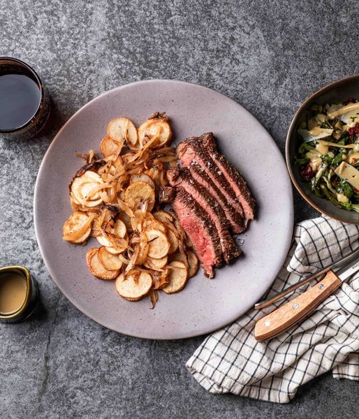 Photo of Lyonnaise Potatoes & Sirloin Steak
