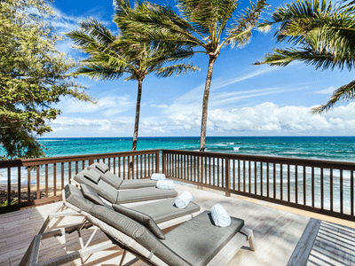 Haena Beach House: Luxe Beachfront Amazing Views