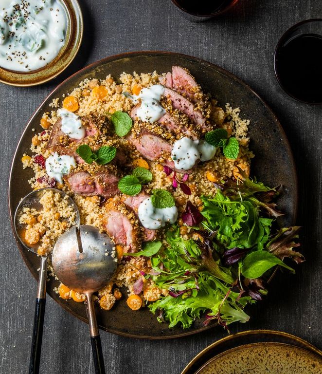 Photo of Dukkah Lamb & Gooseberry Couscous