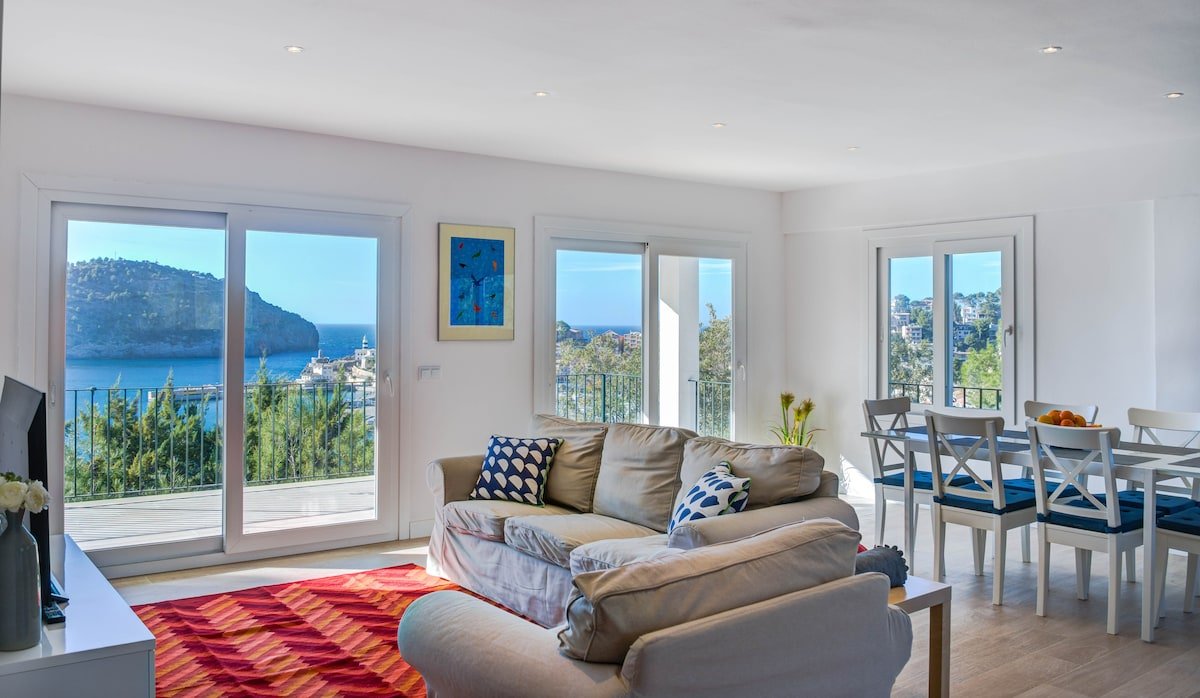 3-Bedroom house w/AC & pool. Port de Sóller views gallery image 2