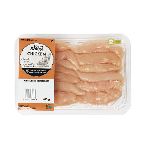 Photo of Free Range Skinless Chicken Mini Breast Fillets 400 g