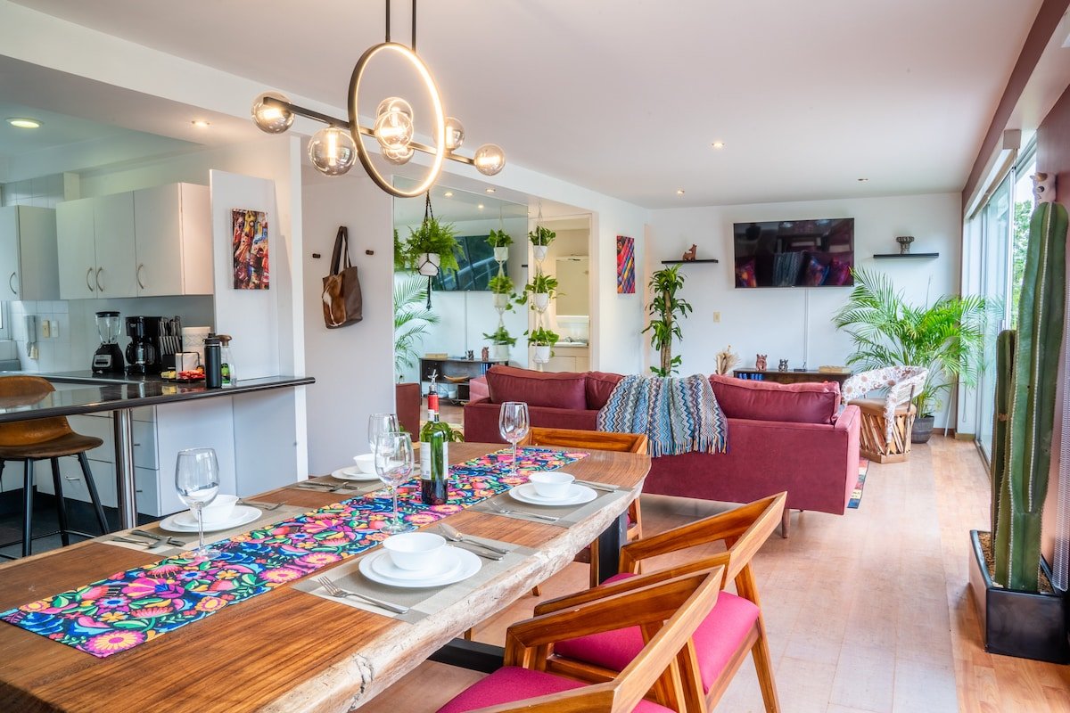 Pent House Bohemian Condesa 3 bedroom Villa w/AC gallery image 3