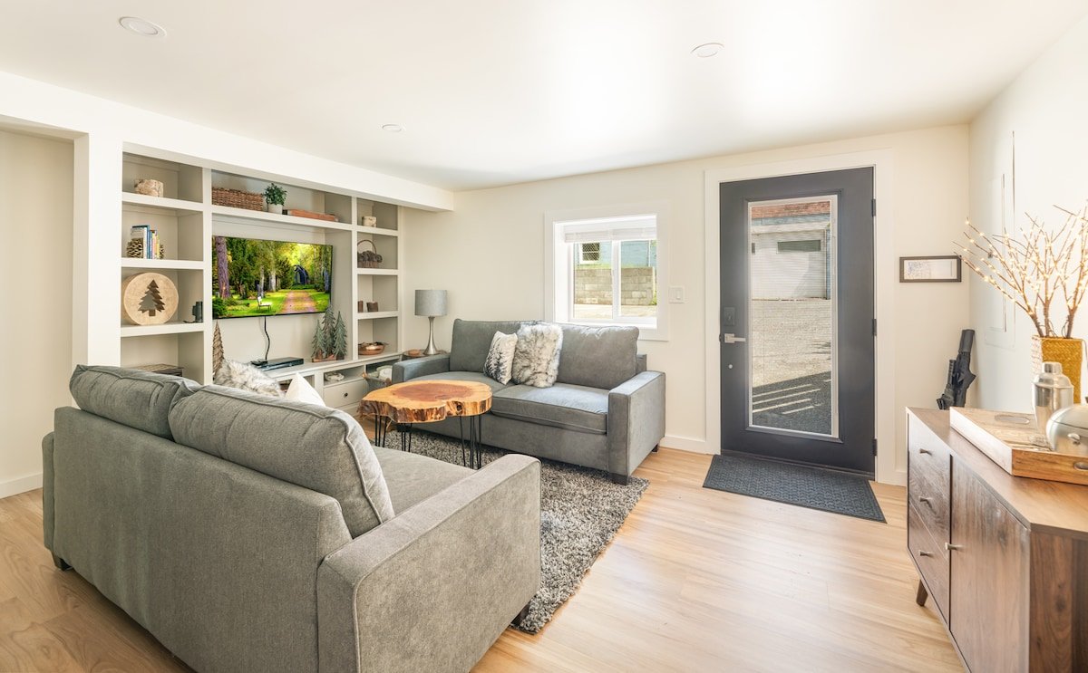 Forest retreat near creek w/ fire pit gallery image 5