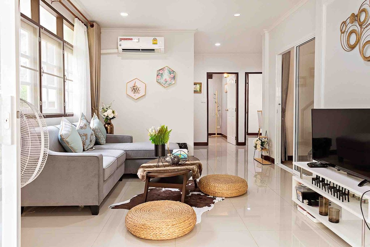 【雪梨的house】Sutthisan地铁口二层独栋别墅 獨立大花园五卧三卫+保姆間 gallery image 3