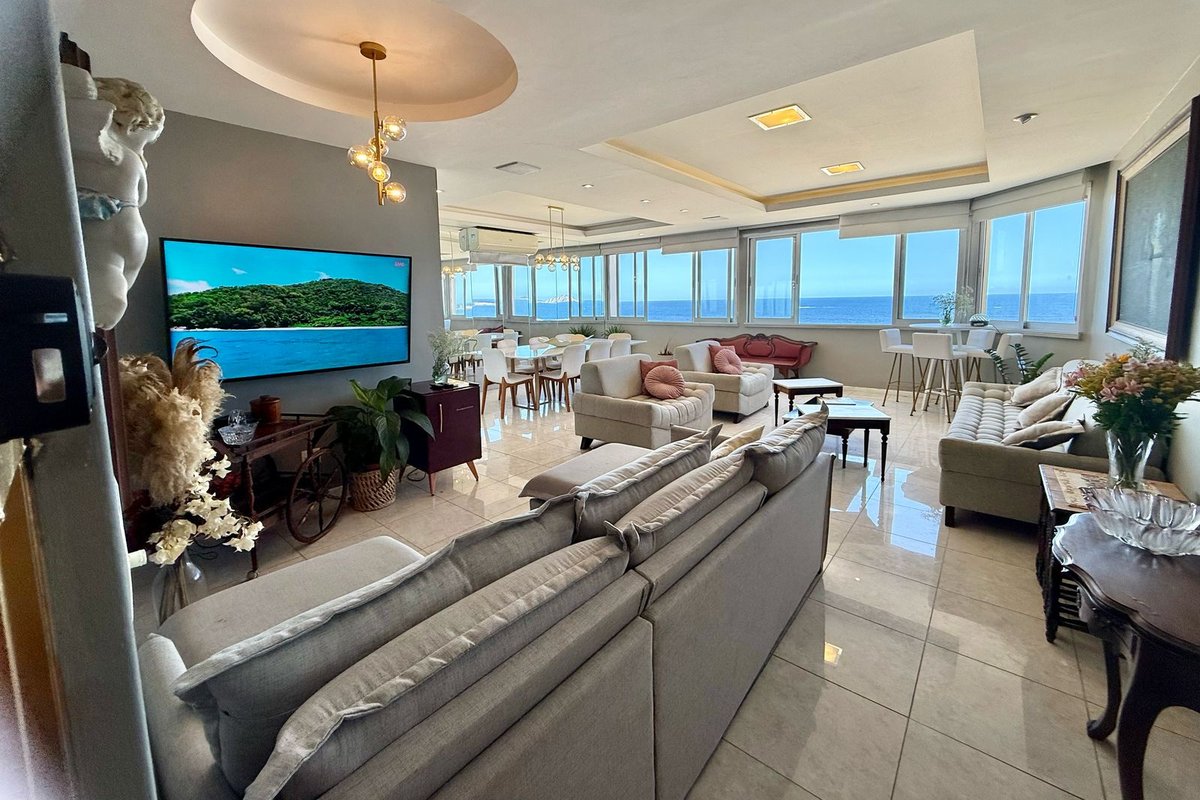 Vista Deslumbrante Leme/Copacabana (com garagem)