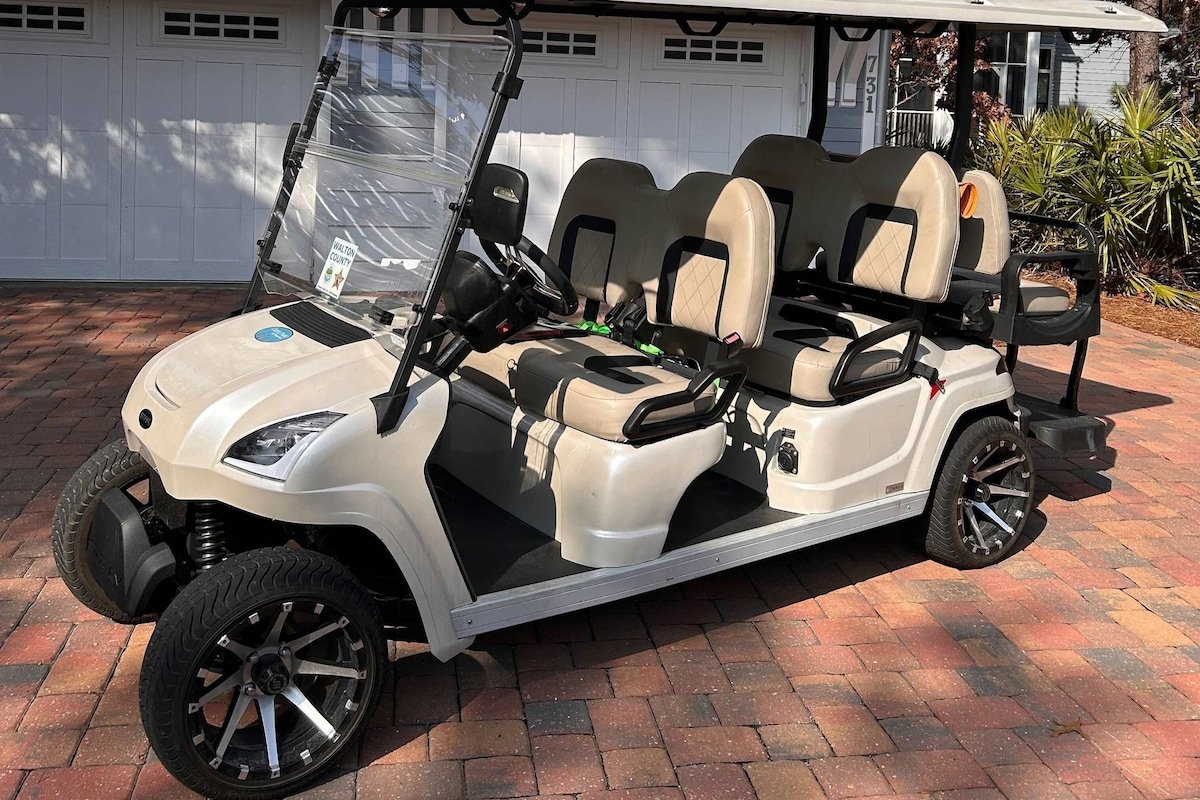 Caspian Blue Family Retreat | Golf Cart | Bikes gallery image 3