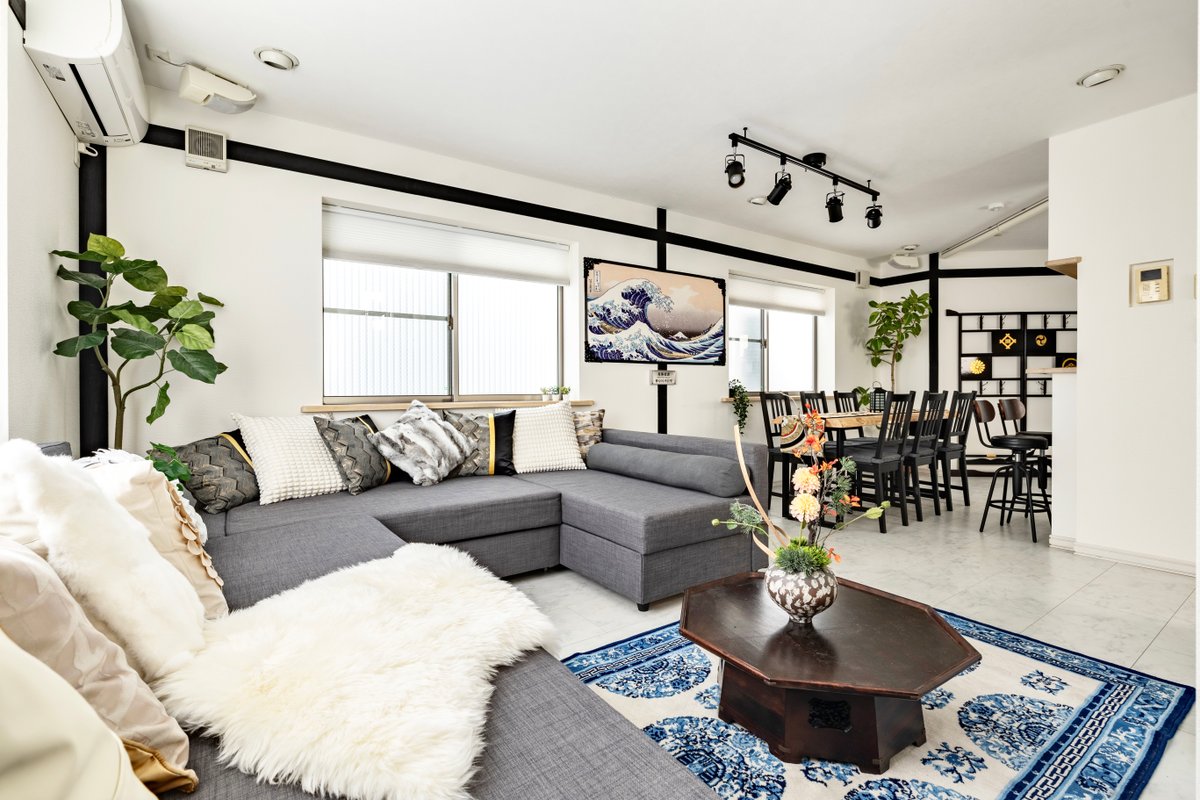 渋谷4分|102平米|3ベットルーム|2バスルーム|ベッド7台|一軒家|三軒茶屋徒歩7分|家族歓迎